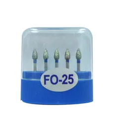 1 Pack5pcs FO25 Dental Diamond Burs Medium FG 16m für zahnärztliche Hochgeschwindigkeitshandstück Viele Modelle erhältlich 8804102