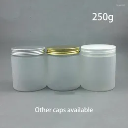Bottiglie di stoccaggio 250 g Vergia di crema in plastica opaca Cosmetica da 250 ml Maschera per gelcetto da gelcetto da ghiglia