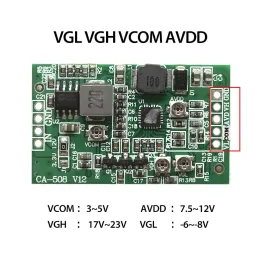 Akcesoria CA508 12V CA408 3,3V/5V Moduł płyty Boost LCD TCON TCON VGL VGH VCOM.AVDD 4 kanał regulowany