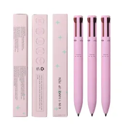 Eyeliner Multieffect 4 in 1 Eyeliner Augenbrauenbleistift Kontur Pen Lip Liner Stift Highlight Langlebige wasserdichte Kosmetik -Make -up -Werkzeuge