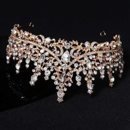 Wedding Hair Jewelry Itacazzo Wedding Crown Hair Ornament Bridal Headwear Baroque Rhinestone Princess Tiaras Birthday Queen Party Diadem