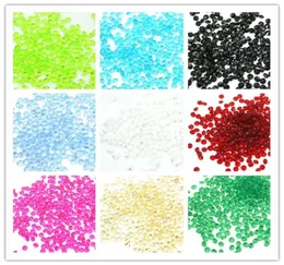 25 Farben wählt 1000pcs 45mm 13 Karat Green Diamond Confetti Acrylperlen Hochzeitsfeier. 8950546