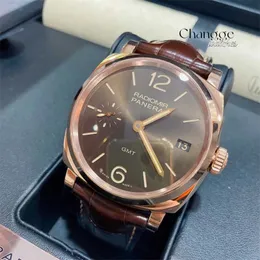 Movimento di alta qualità Meccanica Orologi da uomo automatici Set completo della serie di orologi speciali in edizione PAM00570 orologio Special Edition Special Edition 47mm 18K Rose Gold orologio 0N6G