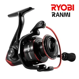 Ryobi ranmi cr spinning bobes ultralight metal 52 1 relação de engrenagem 101bb água salgada ou água doce 39lbs max arrast rolos de pesca 240506