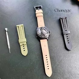 Designer Owatch da polso orologio automatico orologio da uomo Swiss orologio PAM0031 All Ceramic Chain Sandwich Timing Sports Macchine Sports Macchine da uomo Orologio da uomo 80TJ