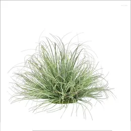 Decorative Flowers Coffee Shop Simulation Green Plants Grasses Tussock Floral El Lobby Decoration Artificial Plant Onion Grass