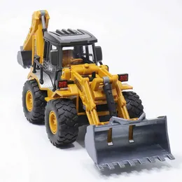 Diecast Model Cars Engineering die-casting childrens driving toys aluminum tractor excavator bulldozer childrens truck model giftL2405