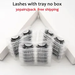 30 pairspack Visofree Lashes 3D Mink Eyelashes Full Strip Handmade Premium Hair Multiuse False Makeup 240506