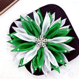 Spettame di sorority Pin di fiore bianco di spille verdi Iota Phi Links University Black Women Society Membri Gioielli