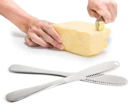 Edelstahl Buttermesser Käse Käse Dessert Marmelade Sahne Sahne Utensil Besteck Dessertwerkzeuge für Toast Frühstück Tool6445956