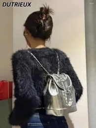 Schultaschen koreanische japanische Damenkette Frauen Rucksack Frauen wasserdichte Mode Casual Recond Bag
