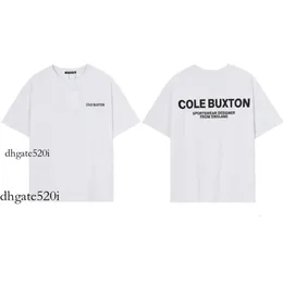 Cole Buxton T Shirt Men Designer Thirts Mens T Shirts Tirt 2024 Designer Summer Streetwear Graphic Tee الأزياء غير الرسمية