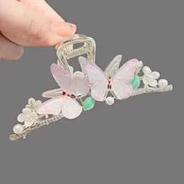 Andere neue süße schicke Haare CLS für Frauen Mädchen elegante handgefertigte Schmetterling Ponytail Hair Clip Ornament Accessori für Mädchen Tiara Geschenke