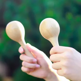 Blocchi Orff Sand Hammer Toys Baby Toys Orff Musical Struments Wood Maraca Rattle Shaker Toy Kids Educate Gifts Christmas Present
