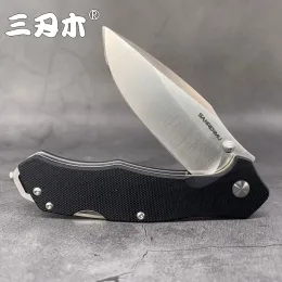 Messen Sanrenmu SRM 9018 Kieszonkowy nóż 12c27 Blade EDC wielofunkcyjne narzędzie narzędzie do polowania na kemping noże taktyczne przetrwania