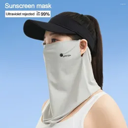 Sciarpe a crema solare traspirante velo velo maschera protezione solare protezione da solare copertura estate in bicicletta estate