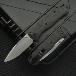 Mini Bugout Folding Knife S90V Blade Fibre Fibre Rączki Kieszonkowe Noże