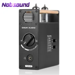 مكبر للصوت Nobsound T3 Plus Mini Vacuum Tube Preamp Mm / MC Phono Stage for Turntables Preamplifier سطح المكتب Amp