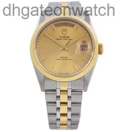 Unisex moda Tudery Designer Watches Cesarz 36 mm Watch Prince Series 28300 Złoty automatyczny mechaniczny zegarek męski z oryginalnym logo