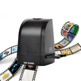 Scanners Scanner de filme portátil com o sensor 8mega CMOS converte filme de slide negativo em suportes de fotos digitais/Windows XP/Vista/7/8/10
