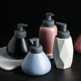 Sets Ceramic Foam Hand Soap Bottle Sanitizer Bottle Shampoo Body Wash Lotion Bottle Hotel Toilet Bathroom Accessories Dropshiping