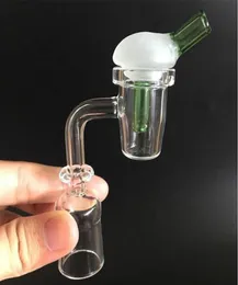 New Quartz Banger with Dabble and Cap 2IN1 quartz nail 10mm14mm18mm femalemale clear joint real 100 quartz 8316464
