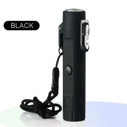 Lighters IP56 Waterproof Dual Arc Electric Portable Ganyard CAM OUTDOOR CAM THIKING THIMINA COMPASSIONE USB Accendi più leggera Delive Dho9y