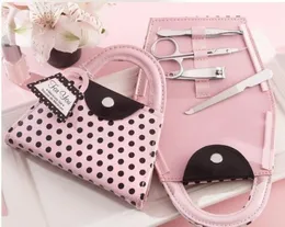 20pcslot Polka Polka Polka Purse Manicure Conjunto de casamentos Favores e presentes de chá de bebê 9387184