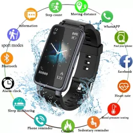 Watches A3 C2 Plus Men Smart Watch Women Sport Fitness Smartwatch Heitta Monitor Ladies Watch IP67 Waterproof för iOS Android