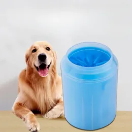 Pata de cachorro copo copo de silicone macio pincel de limpeza