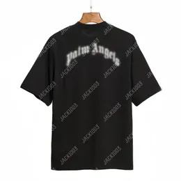 Palm Pa Harajuku 24ss Spring Broken ścięty niedźwiedź list z drukiem logo T -koszulka luźna ponadwymiarowa hip -hop unisex krótkie koszulki z krótkim rękawem Aniołów 2058 fcm