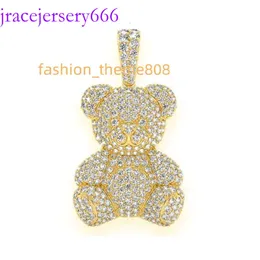 Premium Quality Fine Jewelry 3,5 TCW i 14 gramów 14K Gold Custom Misie Most Morsanite Diamond Wiselant