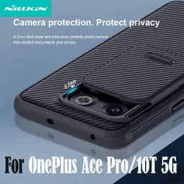 OnePlus 10T Case Nillkin Camshield Pro Slide Camera Cover Lens Koruması Bir Artı 10T 5G Arka Kapak OnePlus Ace Pro