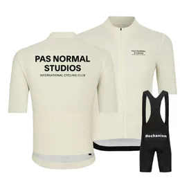 PNS Ciclismo Summer Short Sleeve Jersey PAS NORMAL STUDIOS Cycling clothing Breathable Maillot Hombre Set 240506