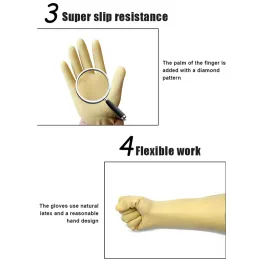 Rękawiczki długie rękawiczki ochronne Kwas odporny na ochronę chemiczną Lateksowe rękawiczki przemysłowe do pracy FOU99