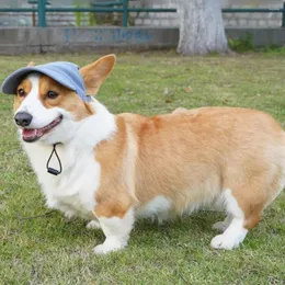 고양이 개를위한 귀의 귀족 디자인을 가진 개 의류 애완 동물 모자 여름 야구 부드러운 편안한 버클 조정 po props sun supply