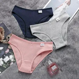 Women's Panties Cotton Briefs Sexy Underwear Female Underpants Low-Rise Ladies Knickers Plus Size Pantys Lingerie Solid Calcinha