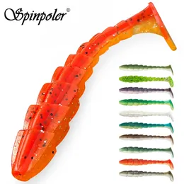 Spinpoler Breaker Stick Böcek Solucanı 7cm 9cm 115cm Tuzlu Yumuşak Plastik Balıkçılık Cazibesi Ttail Swimbait Bas Grub Yapay Yem 240506