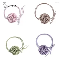 Anhänger Halsketten Blütenförmige Neckkette Rosenblüte Blumenkragen Kette für Frauen Gilrs