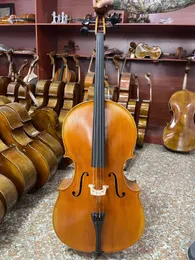 4/4 violoncello European Wood Sleeping Beauty Model Great Grain Maple Fabulous Sound