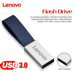 어댑터 2023 New Lenovo USB 플래시 드라이브 USB 3.0 고속 128GB 256GB 512GB 1TB 2TB 플래시 펜 드라이브 스틱 펜 드라이브 TV/컴퓨터/자동차