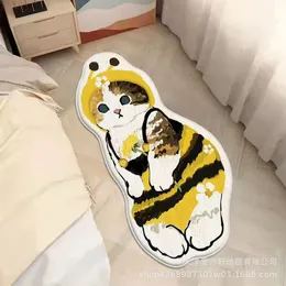 2024 Nya mode badrum djurkatter mattan badkar biet den lilla katten med godkännandeväskan