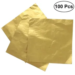 100 pezzi di carta in alluminio in carta cioccolato oro imballaggio cioccolato cioccolato cioccolato confezione regalo bomba da bagno al cioccolato 240424