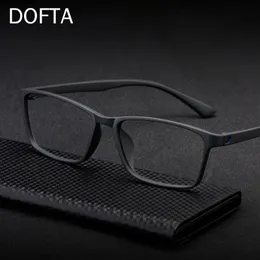 Dofta Ultralight TR90 Glasögon Frame Men Optical Myopia Gereglasses Male Plastic Reccept Eye Glasses 5196a 240411