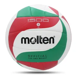 Geschmolzene Volleyballbälle Standard Größe 5 Soft Touch PU Hochwertige Indoor -Sportwettbewerbs -Training Match Voleibol 240430