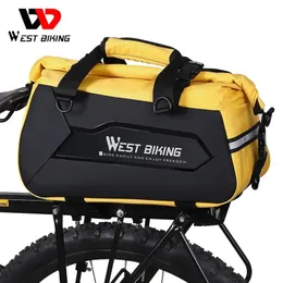 West Biking Hard Shell Bicycle Trunk Waterproof 1325L Hantal