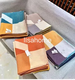 2024 NOVO Design Melhor Sofá Home Home H Wool Cashmere Blanket Grande tamanho 145*175cm