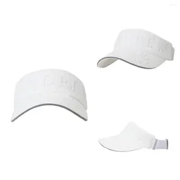 Boinas Capitão de Bola da Coréia do Sul 2024 Topless Hat Sports Protection Sun Protectable Viseira à prova de sol respirável