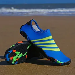 Terlik Su Ayakkabı Spor ayakkabıları yogashoes unisex yüzme aqua sahil çıplak ayakla terlik plaj sörf hafif sandalet ebeveyn-child 240506