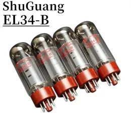 Amplifiers ShuGuang EL34B Vacuum Tube Replaces 6CA7 EL34B 6P3P 5881 6550 KT88 EL34M EL34 Tube Amplifier HIFI Audio Amplifier